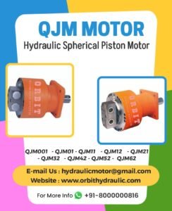 QJM Spherical Piston Hydraulic Motor Manufacturer in Ahmedabad Mumbai Pune Chennai Bangalore Hyderabad Delhi Nashik Kolkata Nagpur Coimbatore India